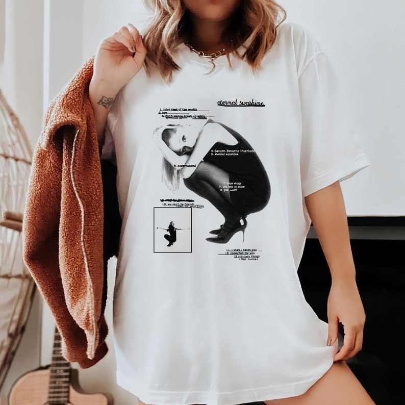 Ariana Grande 2024 Eternal Sunshine Tracklist Shirt, Ariana Grande New Album